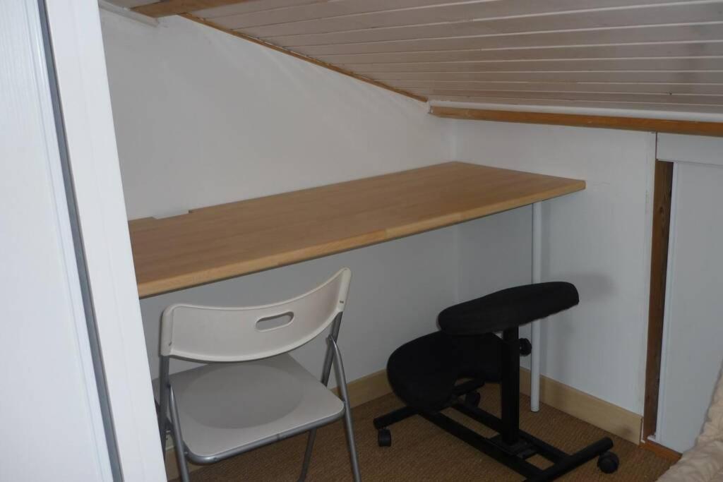 T1 bis duplex à 2 pas de la plage à Larmor-Plage Appartamento Esterno foto