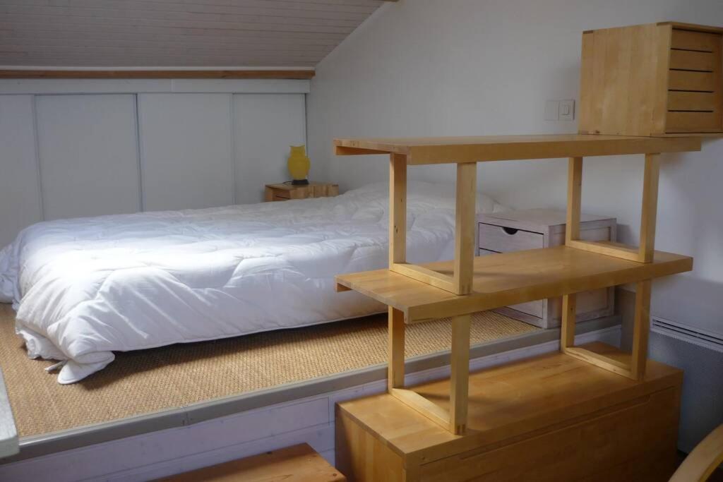 T1 bis duplex à 2 pas de la plage à Larmor-Plage Appartamento Esterno foto