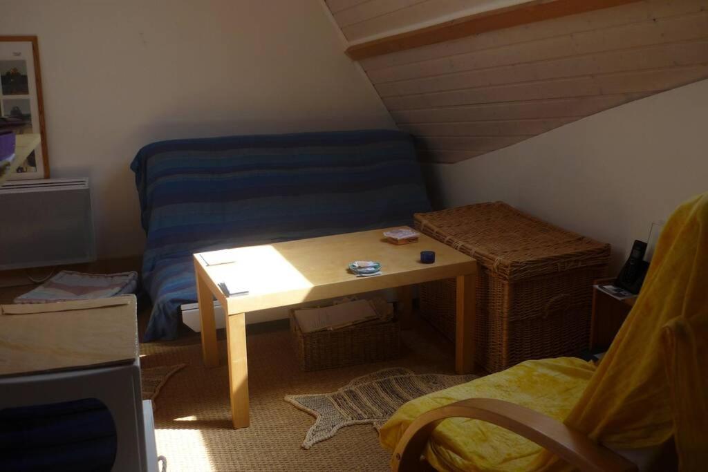 T1 bis duplex à 2 pas de la plage à Larmor-Plage Appartamento Esterno foto